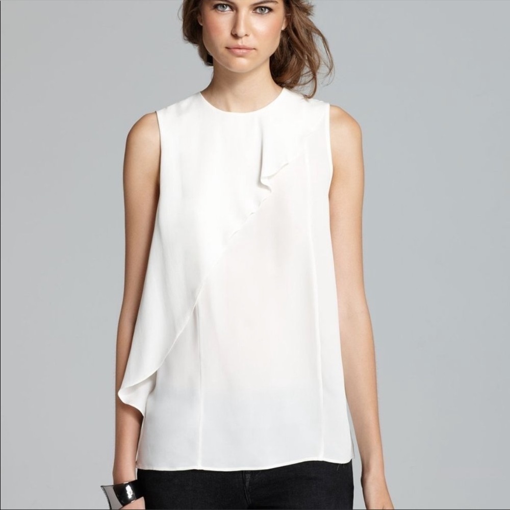 Theory Charelle silk top